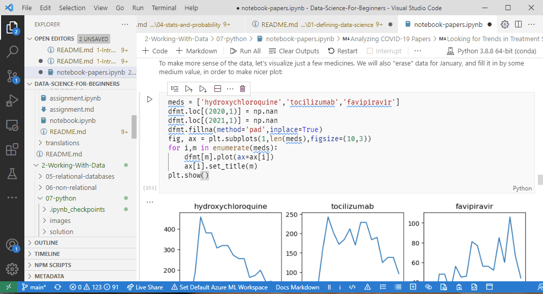 Jupyter Notebook in VS Code